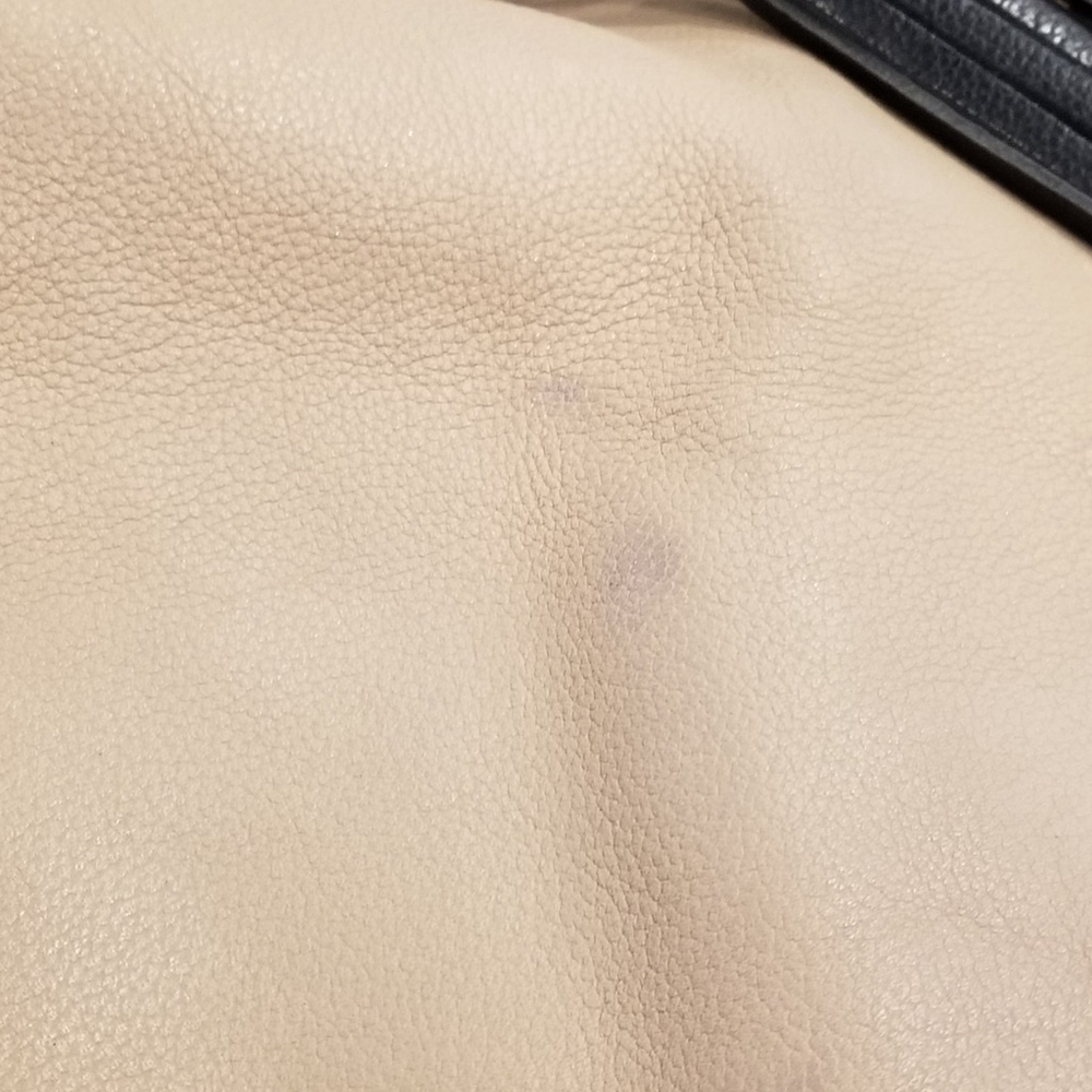 Dooney & Bourke Sophie Black and Beige Color Block Hobo - Picture 3 of 15